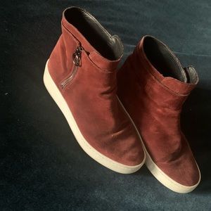 Via spiga zip up shoes size 7.5